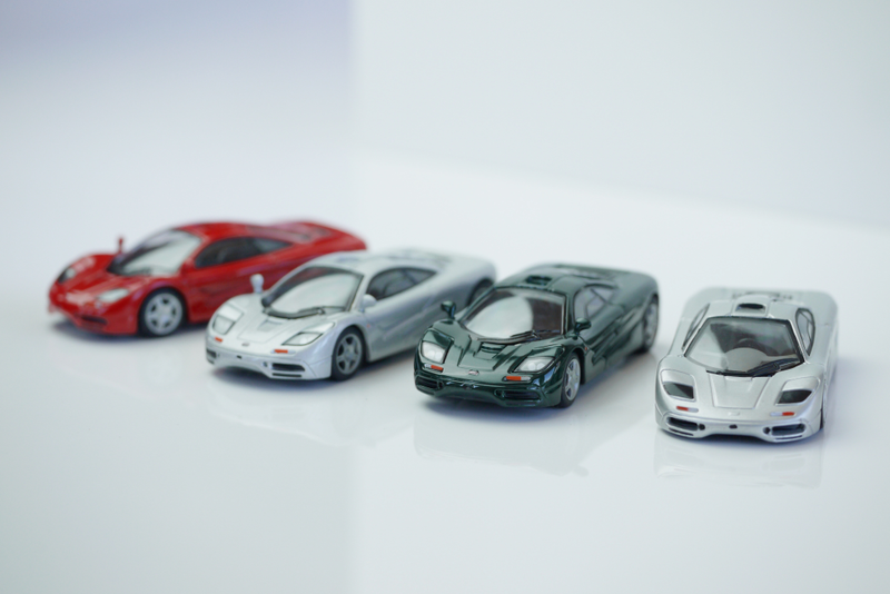 Illustration for article titled Kyosho British Sports Car collection 1/64 # 76 - Project Speeding Kiwi # 1 - 1998 McLaren F1